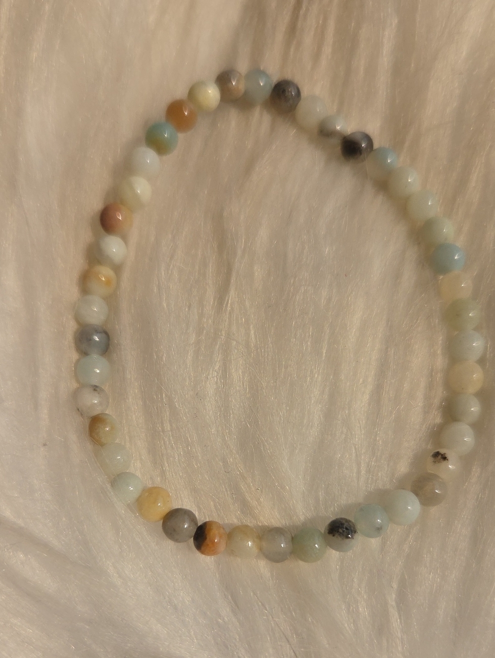 Amazonite Gemstone Stretchy Bracelet